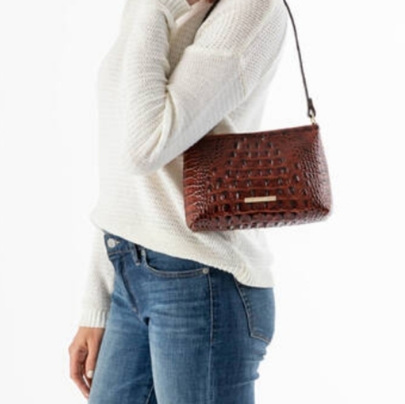 Brahmin Blue Bottle Ombre Lorelei & Credit Card Wallet - Picture 13 of 13